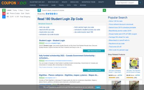 Read 180 Student Login Zip Code - 12/2020 - Couponxoo.com