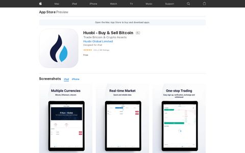 ‎Huobi - Buy & Sell Bitcoin on the App Store