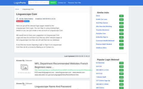 Login Linguascope Com or Register New Account - LoginPorts