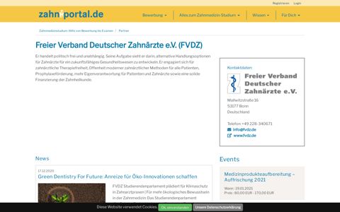 Freier Verband Deutscher Zahnärzte e.V. (FVDZ) auf ...