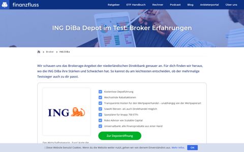 ING DiBa Depot im Test: Broker Erfahrungen | Finanzfluss