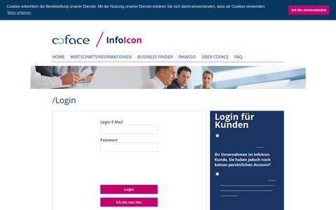ICON Online-Zugang für Kunden
