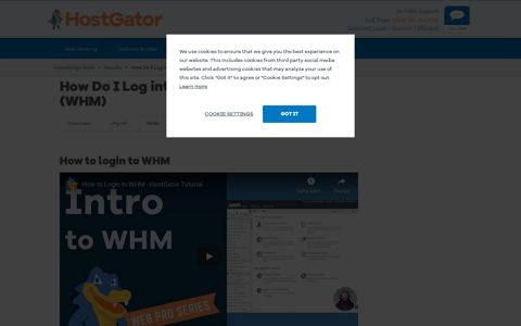 How Do I Log into the Web Host Manager? (WHM) | HostGator ...