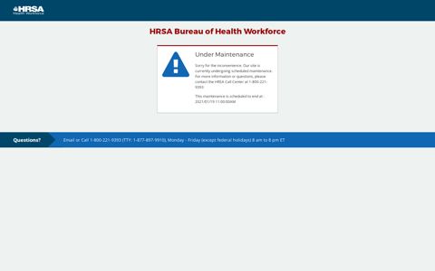 PCO Portal - the BHW portal - HRSA