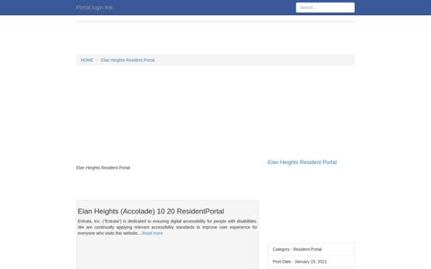 Elan Heights Resident Portal - Beclogin | Account Login