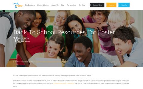 Back To School Resources For Foster Youth – iFoster