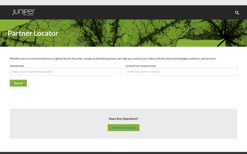 Partner Locator - Juniper Partners - Juniper Networks