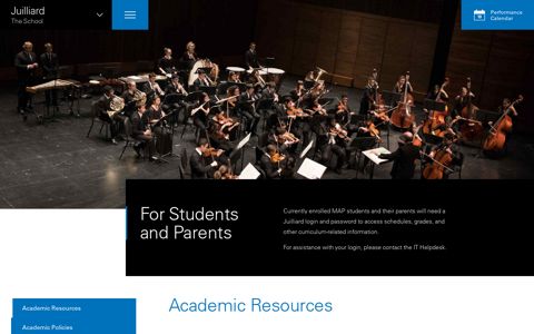 For Students and Parents | The Juilliard School