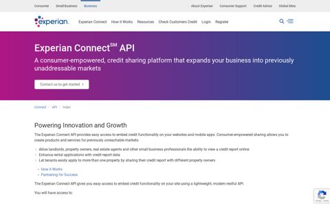 Experian Connect API - Embed credit check functionality with ...