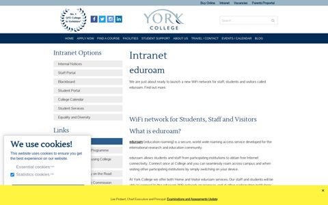 eduroam - York College