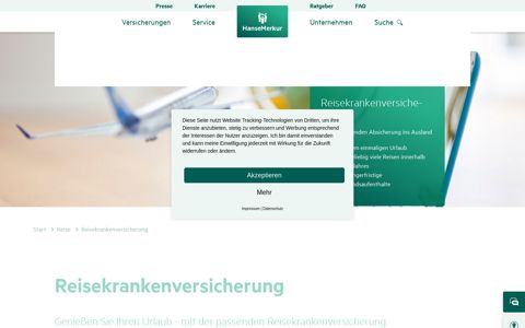 Reisekrankenversicherung - Überblick | HanseMerkur