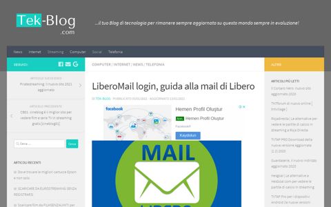 LiberoMail login, guida alla mail di Libero - Tek-Blog.com