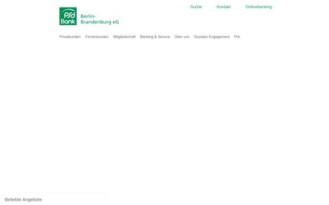 PSD Bank Berlin-Brandenburg eG: Startseite