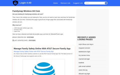 familymap wireless att com - Official Login Page [100% Verified]