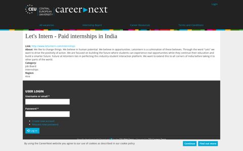 Let's Intern - Paid internships in India | CareerNext