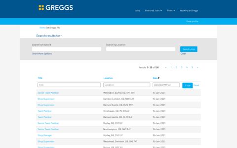 Careers at Greggs Plc - Greggs Jobs