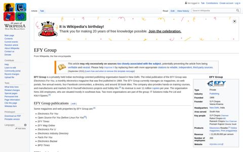 EFY Group - Wikipedia