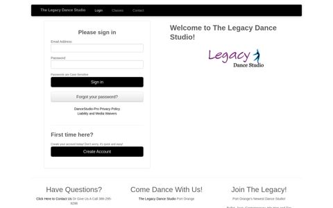 The Legacy Dance Studio - DanceStudio-Pro