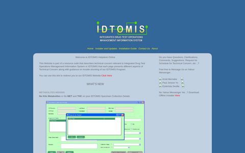 IDTOMIS Online