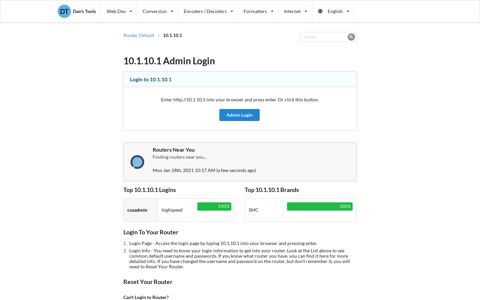 10.1.10.1 Admin Login - Clean CSS
