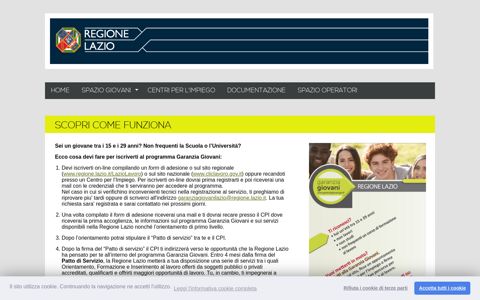 Garanzia giovani - Scopri come funziona - Regione Lazio