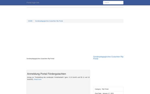 [LOGIN] Sonderpdagogisches Gutachten Rlp Portal FULL Version ...
