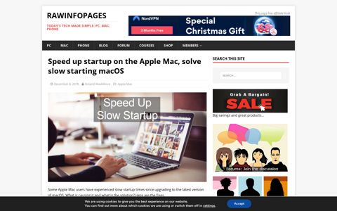 10 ways to solve slow startup in macOS Mojave on the Apple ...