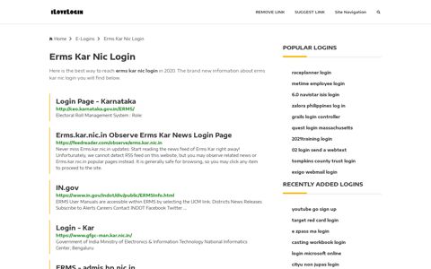 Erms Kar Nic Login ❤️ One Click Access - iLoveLogin