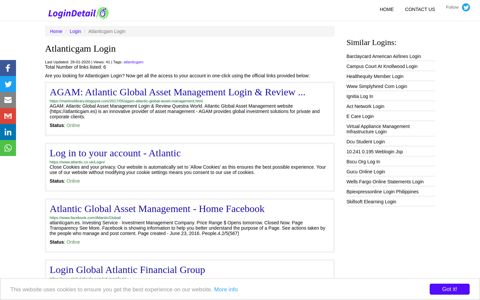 Atlanticgam Login AGAM: Atlantic Global Asset Management ...