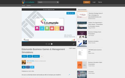 Edumundo Business Games & Management Simulations