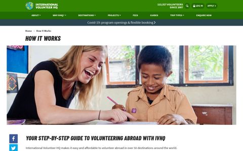 How It Works | International Volunteer HQ