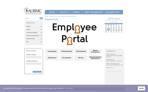 Employee Portal - AUBMC