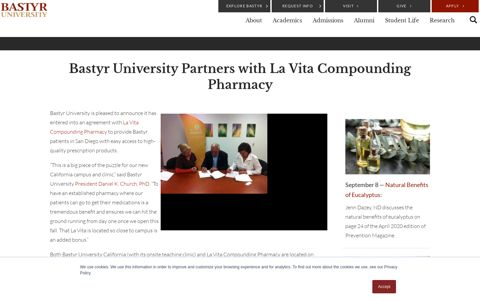 Bastyr Partners with LaVita Pharmacy in San Diego | Bastyr ...