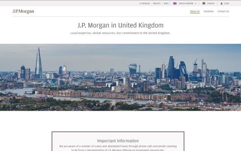 J.P. Morgan United Kingdom | About us