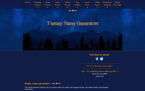 Realm name generator - Fantasy Name Generators