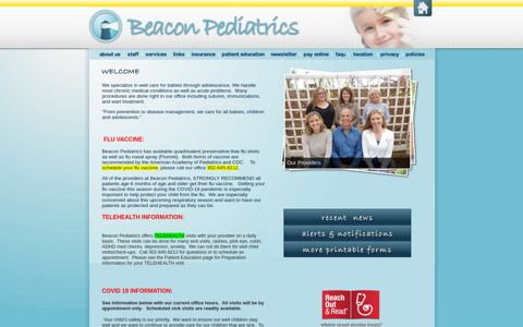 Beacon Pediatrics - Home