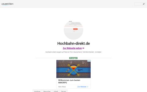 www.Hochbahn-direkt.de - HOCHBAHNdirekt - urlm.de