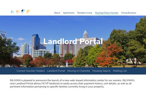 HCV – Landlord Portal – Inlivian