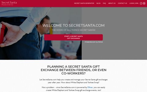 Secret Santa Generator & Online Gift Exchange App