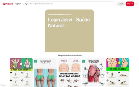 Login Jolivi – Saúde Natural - | Saúde natural ... - Pinterest