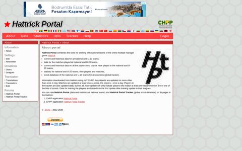 About » Hattrick Portal