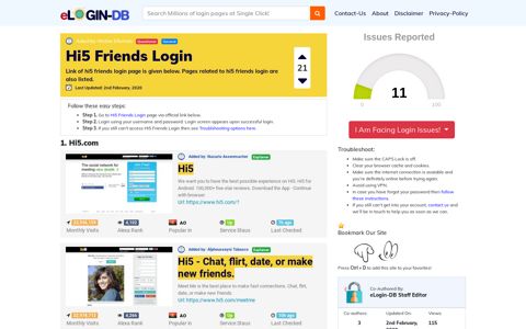 Hi5 Friends Login - штыефпкфь login 0 Views