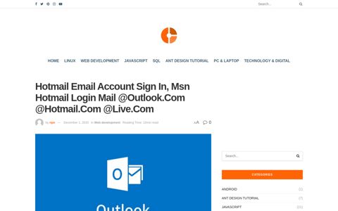 Hotmail Email Account Sign In, Msn Hotmail Login Mail ...