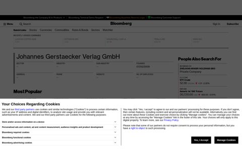 Johannes Gerstaecker Verlag GmbH - Company Profile and ...