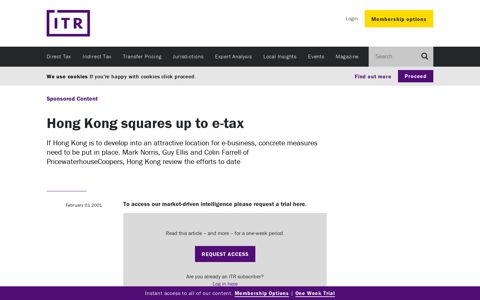 Hong Kong squares up to e-tax | International Tax Review