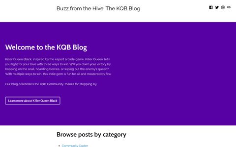 KQB Blog – Buzz from the Hive: The KQB Blog