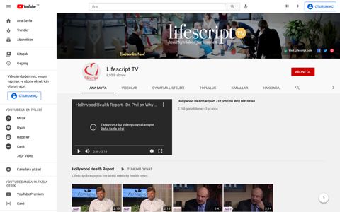 Lifescript TV - YouTube