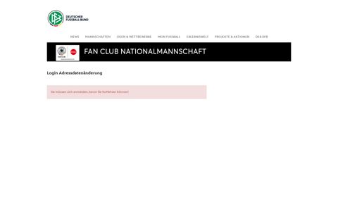 Fan Club Nationalmannschaft - Stammdaten - i2plus