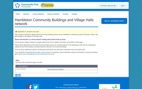 Hambleton Community Buildings and Village Halls network ...
