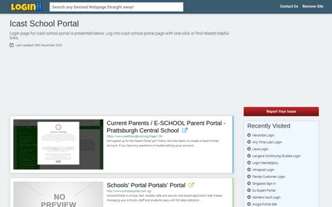 Icast School Portal - Loginii.com